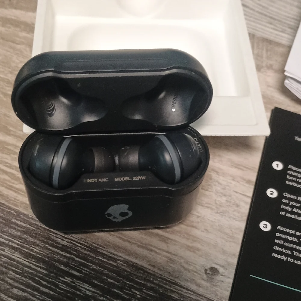 Skullcandy Indy ANC XT Wireless Earbuds - Black